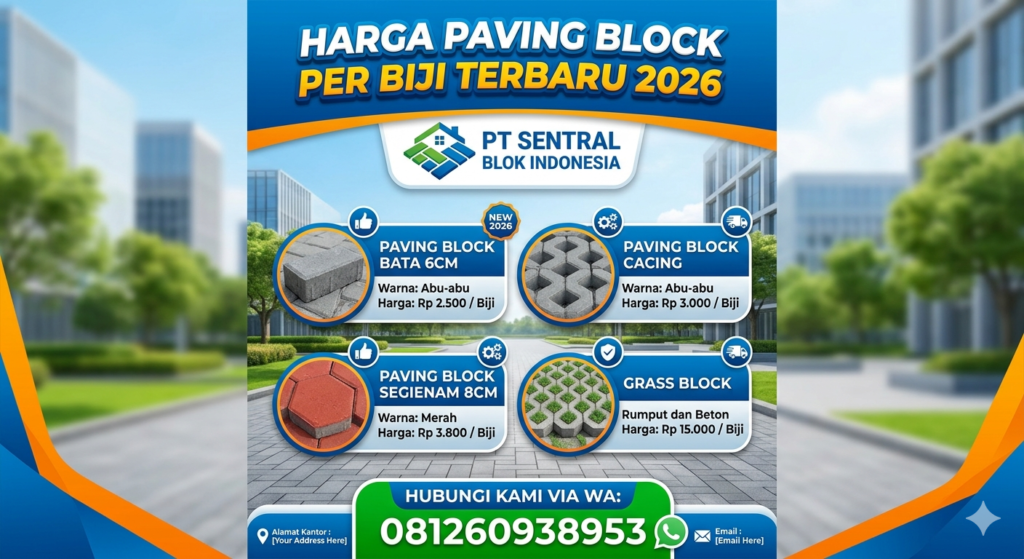 Harga Paving Block Per Biji