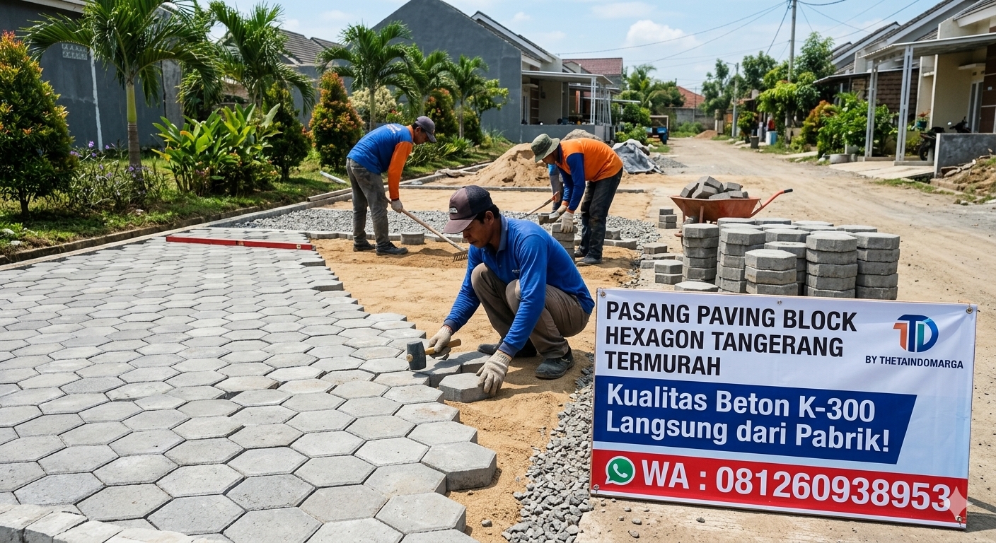Terpercaya! Panduan Memilih Harga Paving Segi 6 Per Meter Berstandar SNI 2026