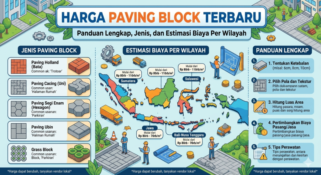 Harga Paving Block Terbaru
