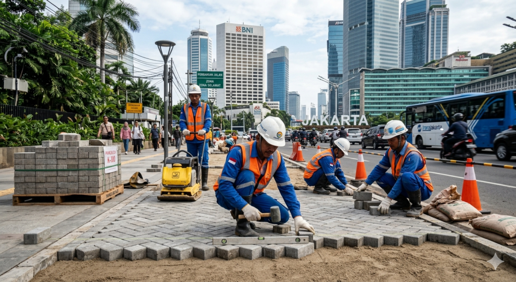 Tukang Pasang Paving Profesional Area Jakarta