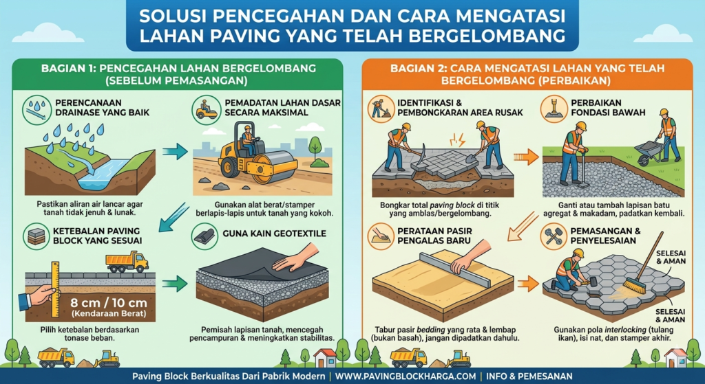 Kenapa Paving Block Baru Dipasang Sudah Amblas