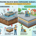 Kenapa Paving Block Baru Dipasang Sudah Amblas