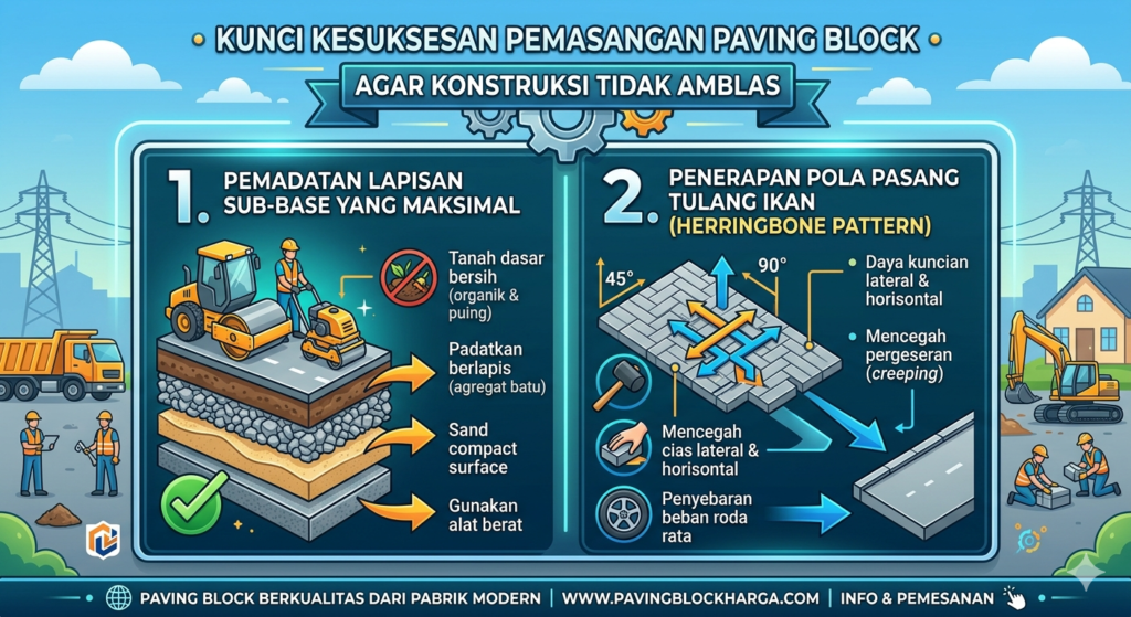  Paving Block Mutu K300 Kuat untuk Dilewati Truk
