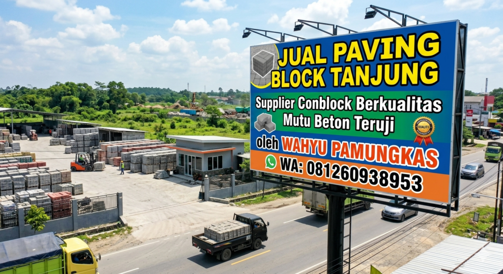 Jual paving block Tanjung