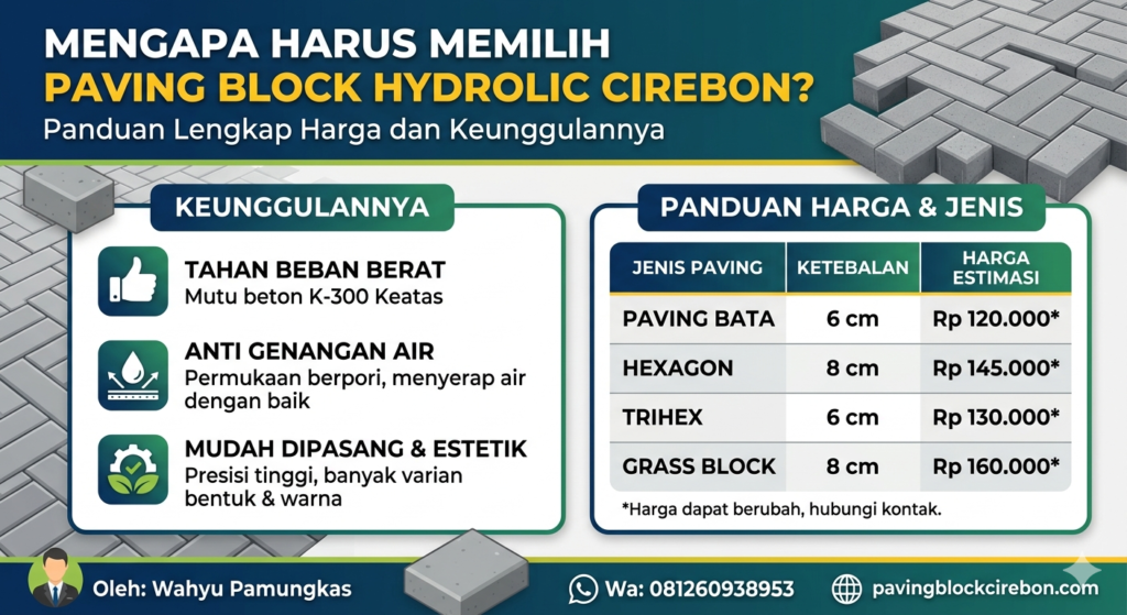 Paving block hydrolic cirebon