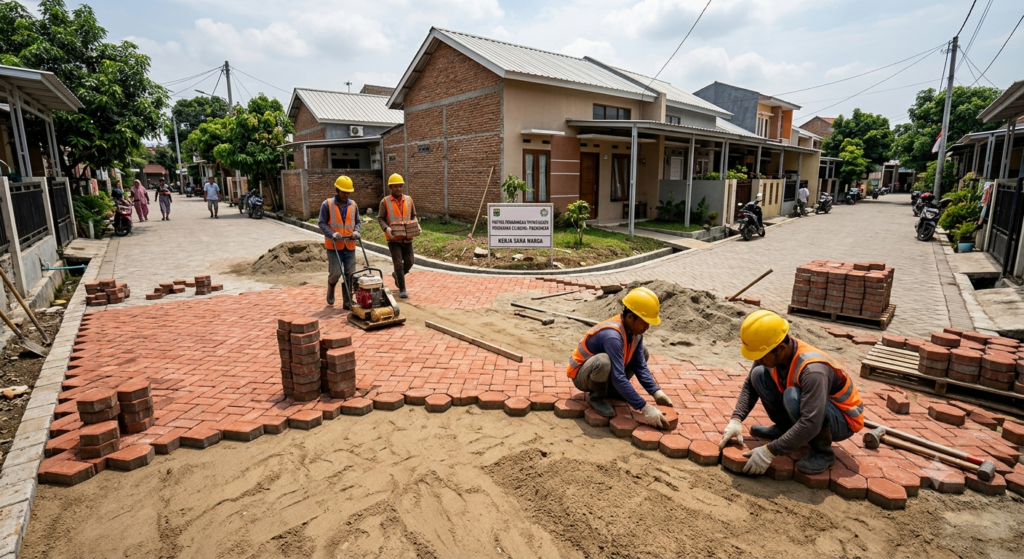 Harga Borongan Pasang Paving Block Cirebon 