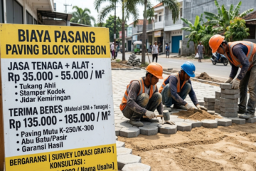 biaya pasang paving block Cirebon
