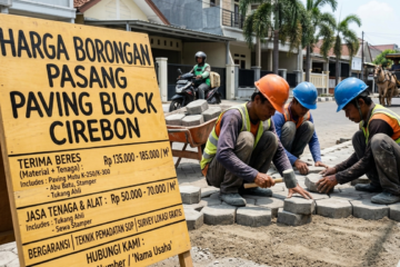 harga borongan pasang paving block cirebon