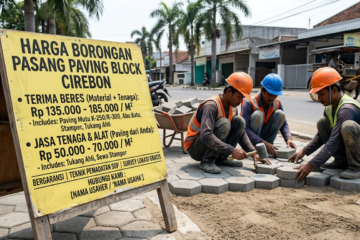 harga borongan pasang paving block cirebon
