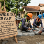 harga paving block cirebon per m2