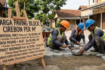 harga paving block cirebon per m2