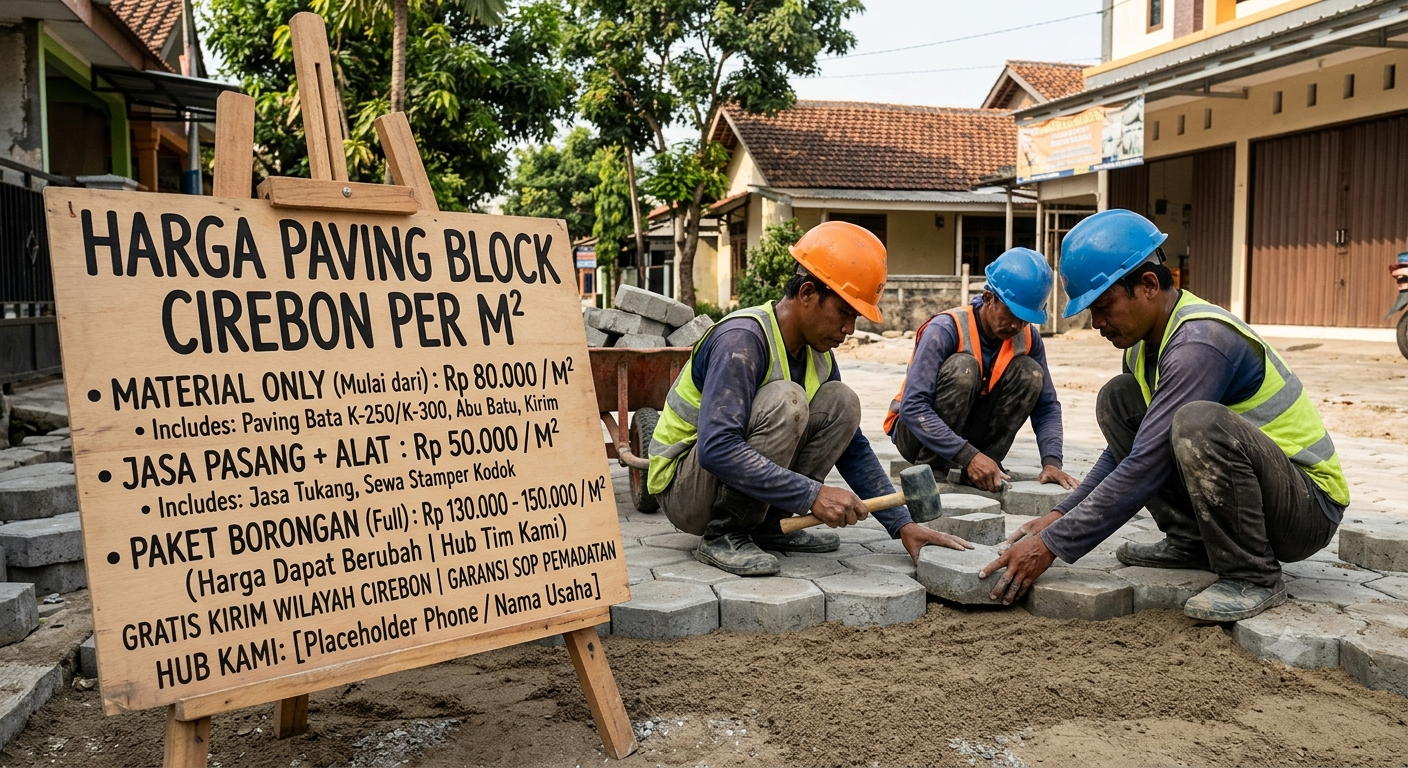Harga Paving Block Cirebon Per M2: Panduan Biaya Material & Jasa Pasang Terbaik