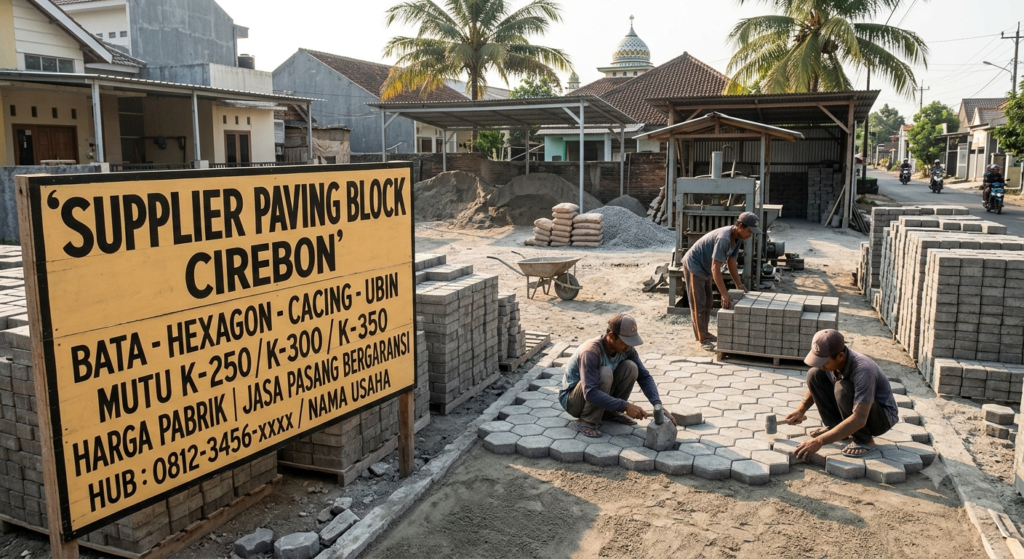 supplier paving block cirebon